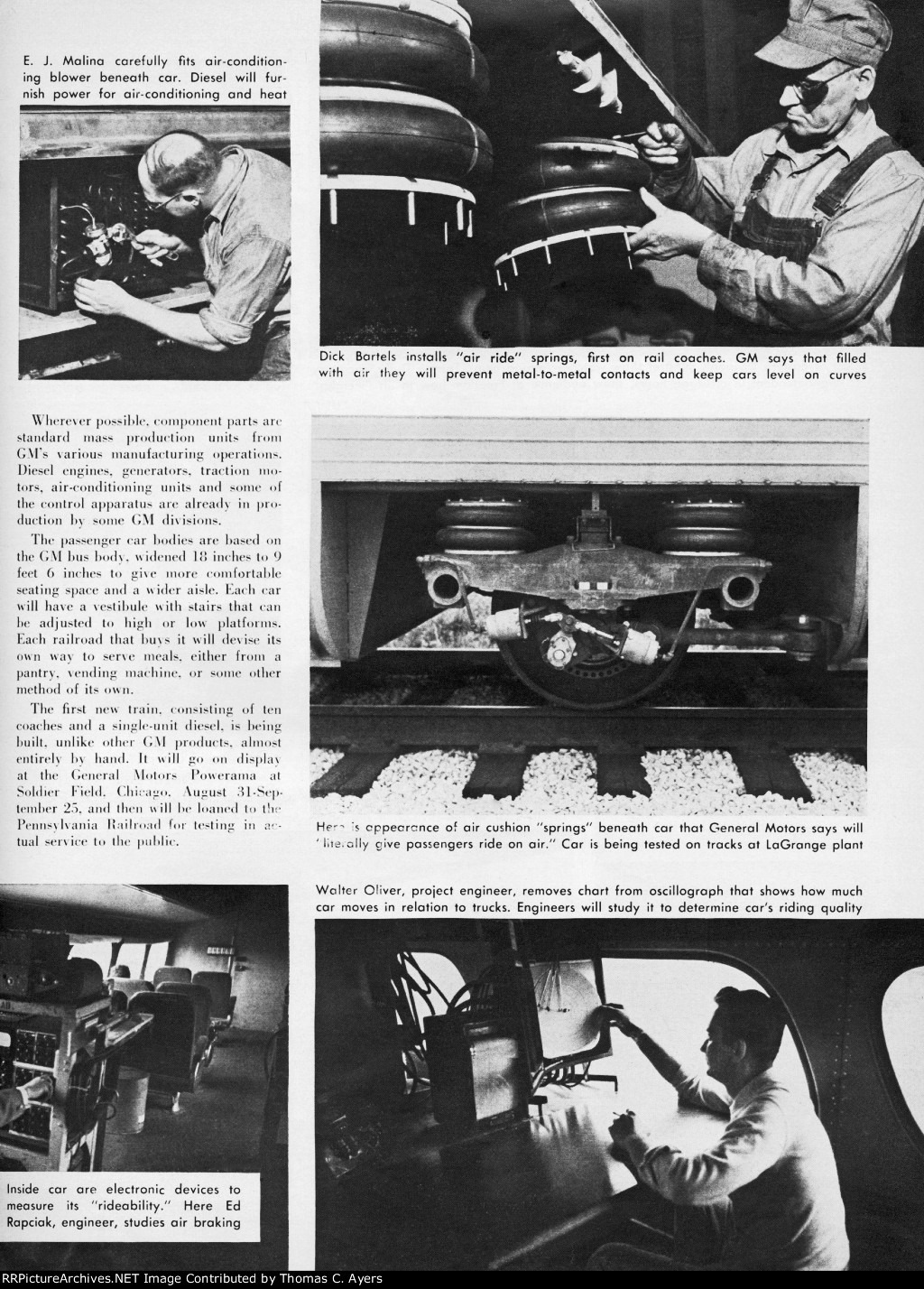 "Birth Of A New Train," Page 7, 1955